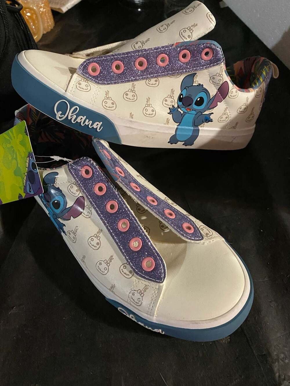 NWT Disney Lilo & Stitch Ground Up Low Top Court Sneakers New